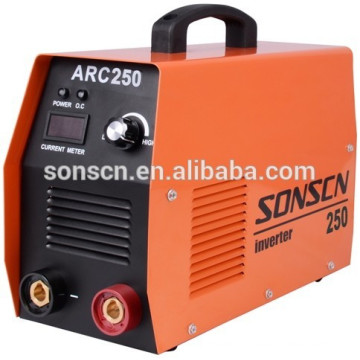 Best portable arc inverter welder machine ARC250 mma welding for steel